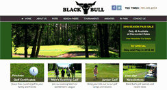 Desktop Screenshot of blackbullgolf.com